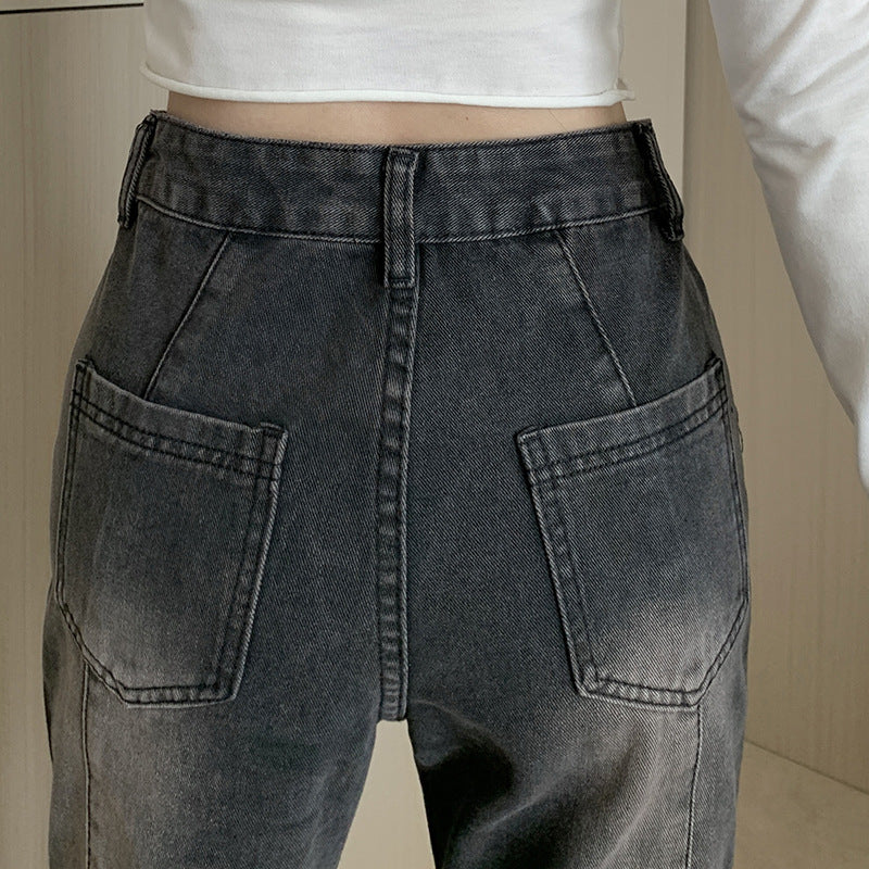 Flare Butterfly Lace Jeans - Fashionnsio