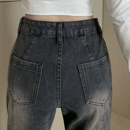 Flare Butterfly Lace Jeans - Fashionnsio