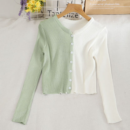 Long Sleeve Knitted Top/Cardigan