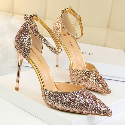 Sequins Sparkly Party Heels