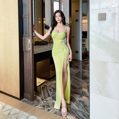 Bodycon Slit Evening Gown - Fashionnsio