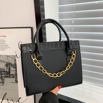 Chain Decor Tote Handbags