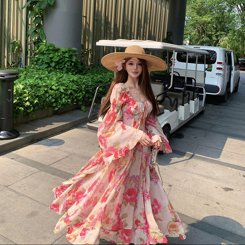 Flowy Floral Maxi Dress
