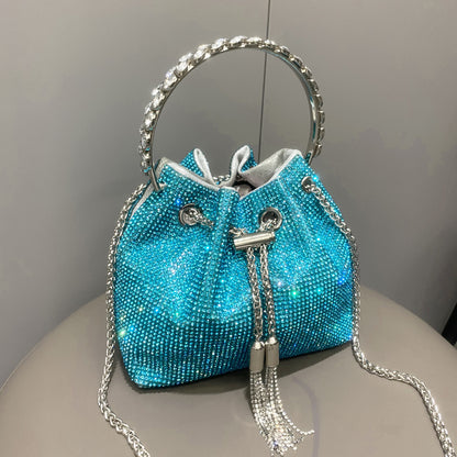 Sparkling Diamond Rhinestone Potli Bucket Bags