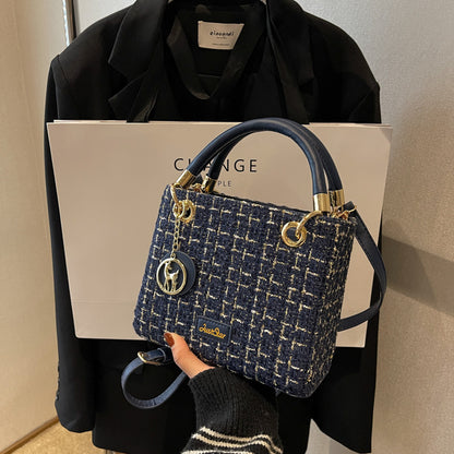 Chic Tweed Handbags - Fashionnsio
