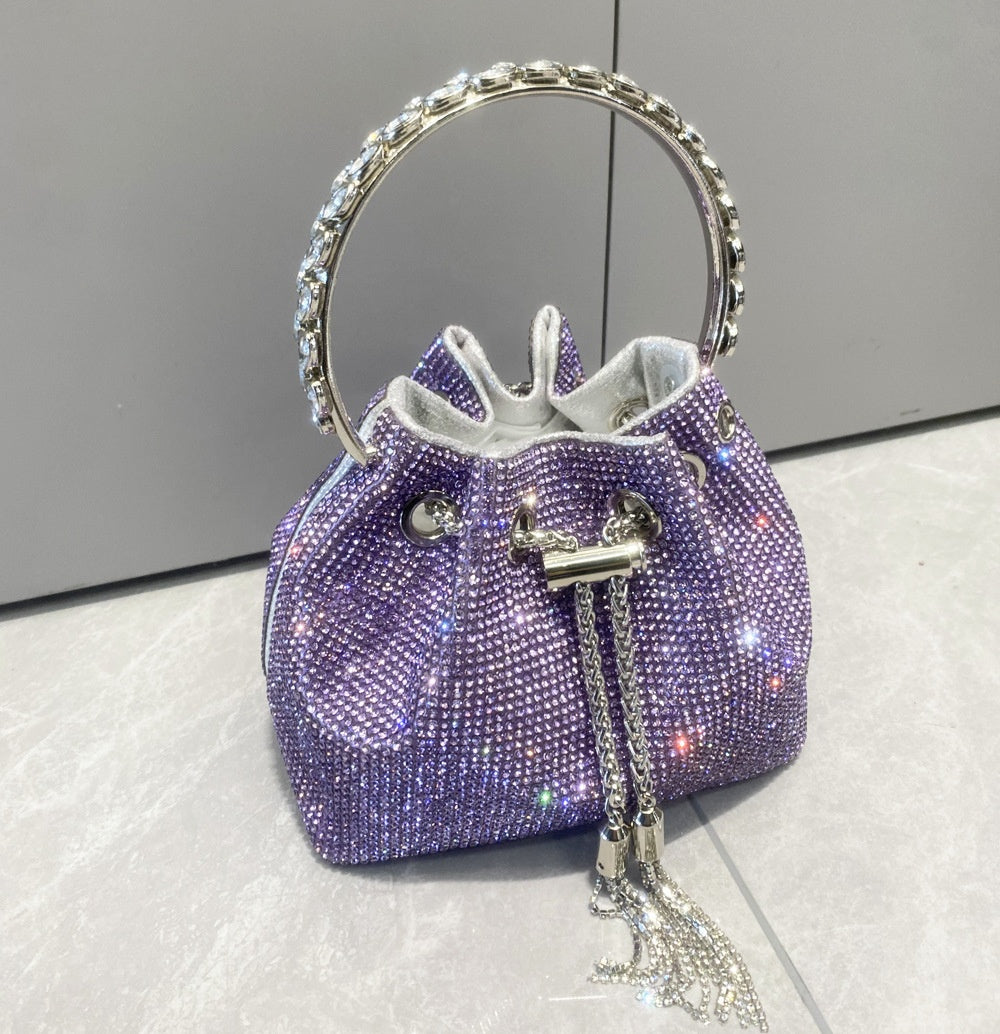 Sparkling Diamond Rhinestone Potli Bucket Bags