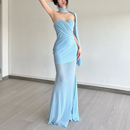Elegant Mermaid Evening Gown fashionnsio