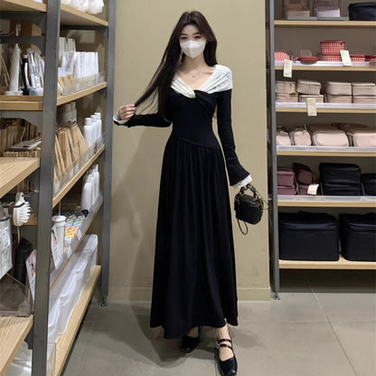 Lace Knot Maxi Dress - Fashionnsio