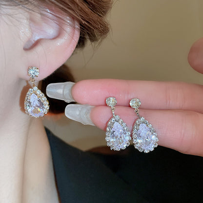 Radiance Teardrop Necklace Set - Fashionnsio