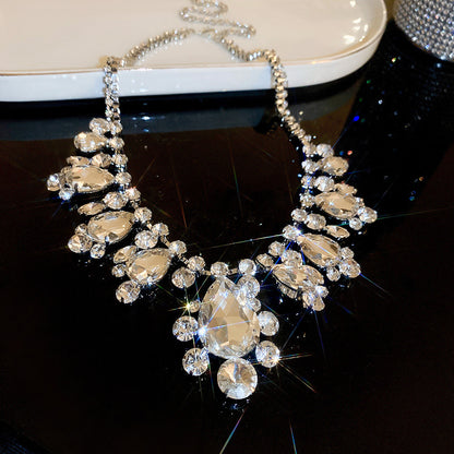 Aurora Statement Rhinestone Necklace
