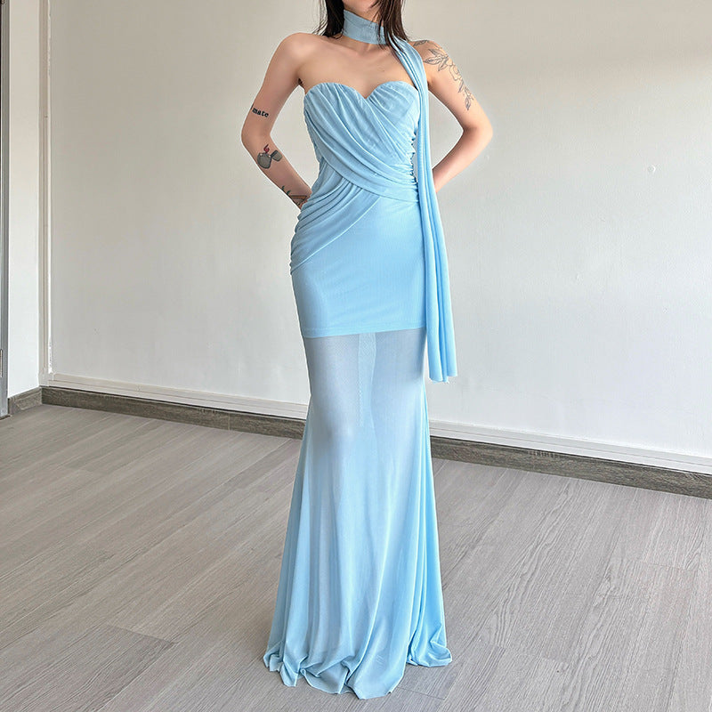 Elegant Mermaid Evening Gown fashionnsio