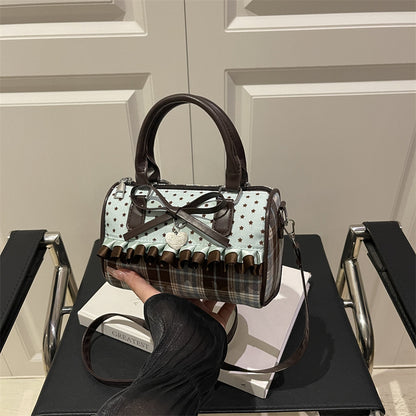 Polka Dot Bow Handbags - Fashionnsio