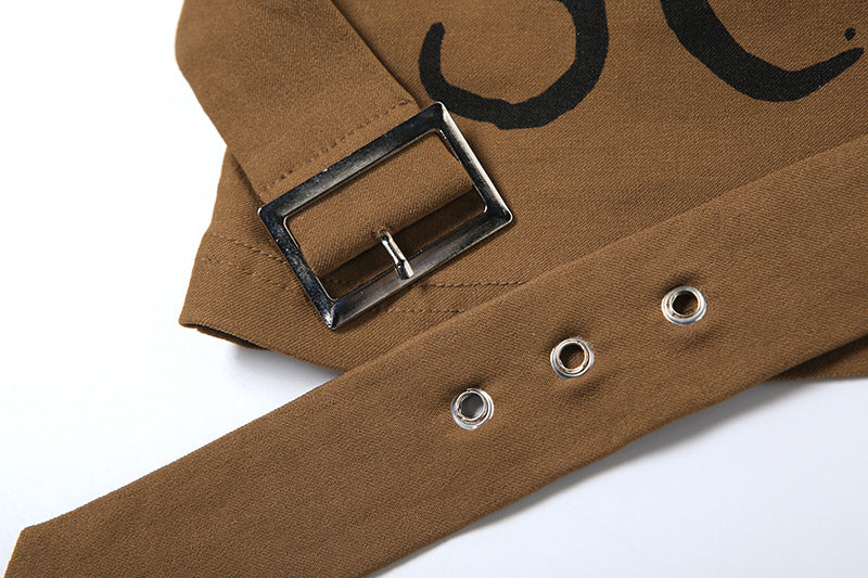 Halter Crop Top With Scarf fashionnsio
