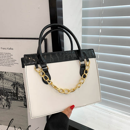 Chain Decor Tote Handbags