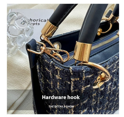 Chic Tweed Handbags - Fashionnsio