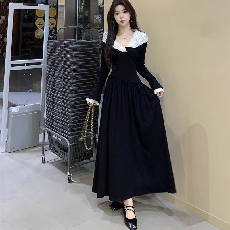 Lace Knot Maxi Dress - Fashionnsio