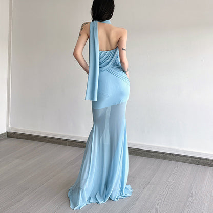 Elegant Mermaid Evening Gown fashionnsio