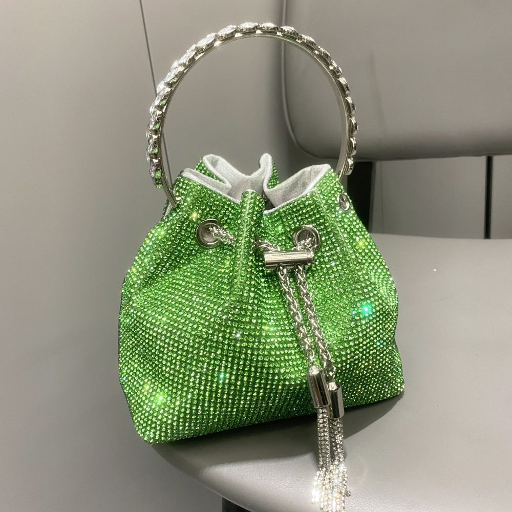 Sparkling Diamond Rhinestone Potli Bucket Bags