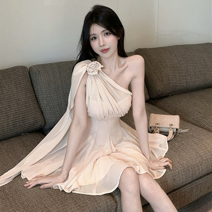 Floral Off Shoulder Mini Dress - Fashionnsio