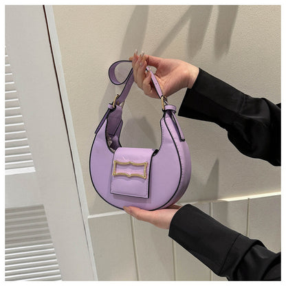 Dumpling Buckle Shoulder Bags