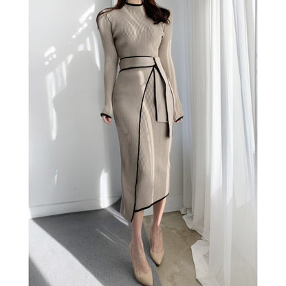 Korean Ribbon Knot Dress