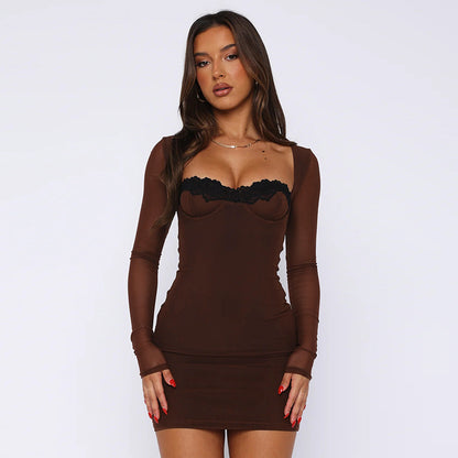 Bodycon Long Sleeve Mini Dress