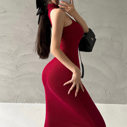 Turtleneck Bodycon Long Dress