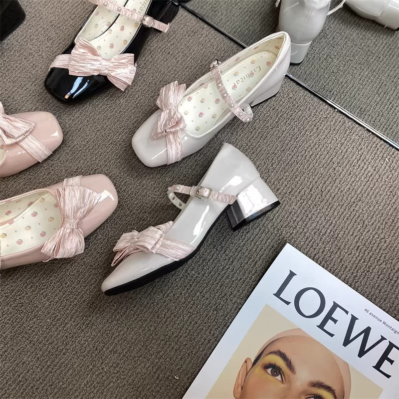 Fairy Bow Ballet Flats - Fashionnsio