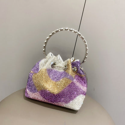 Sparkling Diamond Rhinestone Potli Bucket Bags