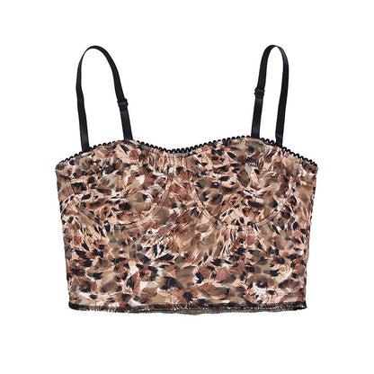 Leopard Print Crop Top