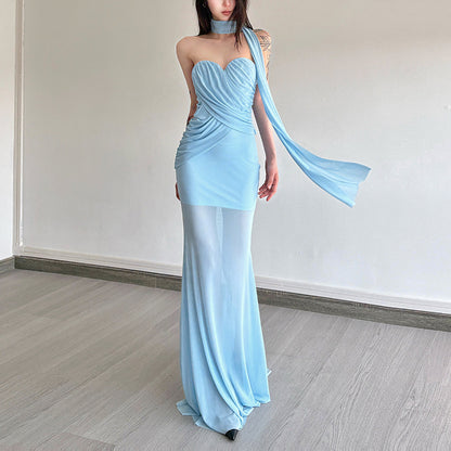 Elegant Mermaid Evening Gown fashionnsio