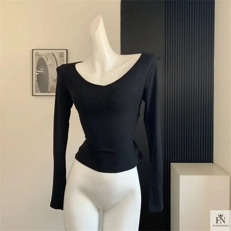 Allure Satin Strappy Ribbon Lace Top - Fashionnsio