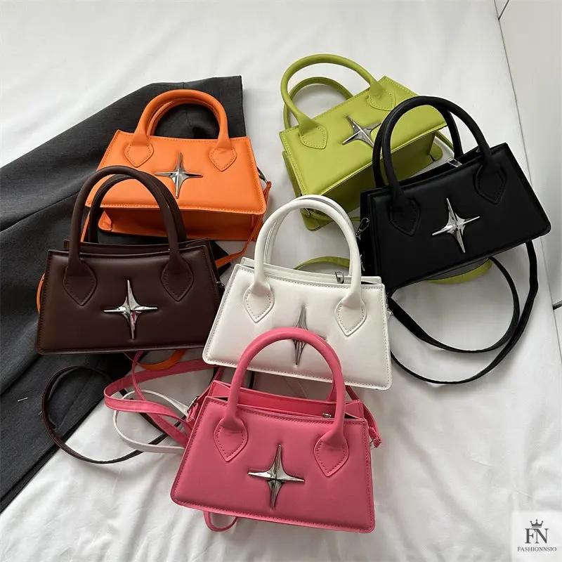 Metal Star Handbags/Crossbody Bags - Fashionnsio