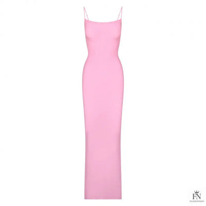 Backless Bodycon Long Dress - Fashionnsio