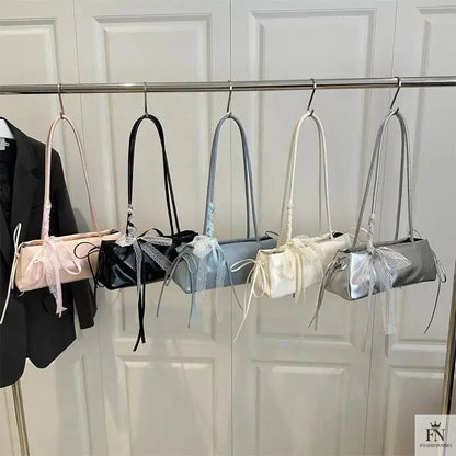 Ballet Bows Shoulder Bags - Fashionnsio