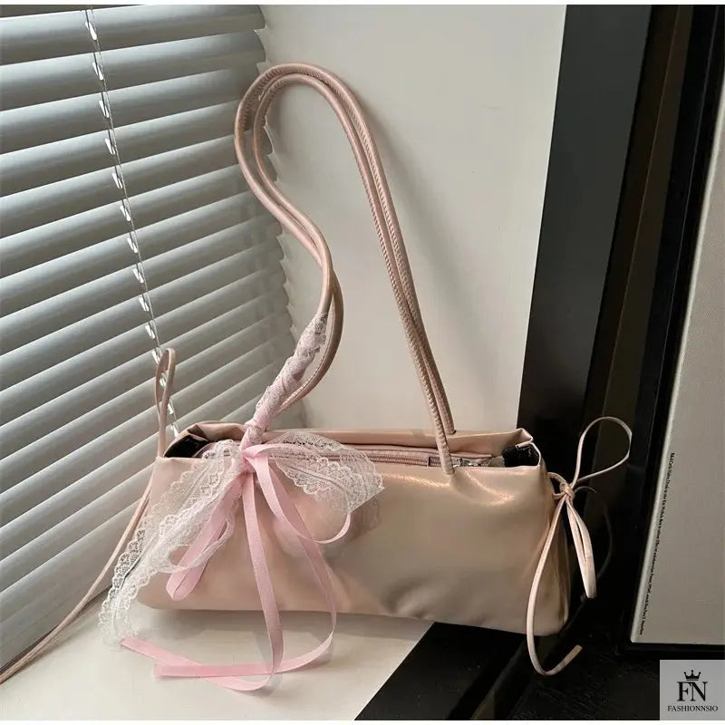 Ballet Bows Shoulder Bags - Fashionnsio
