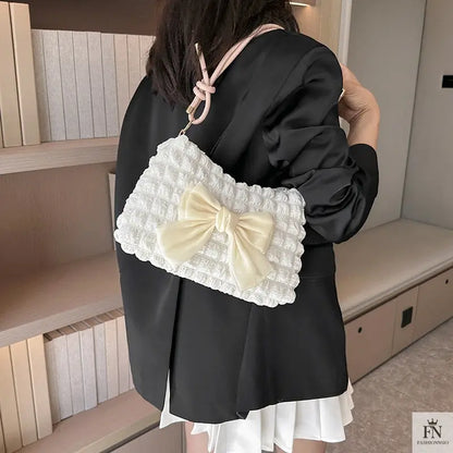 Lovely Bow Knots Shoulder Bags - Bow Bag - Fashionnsio