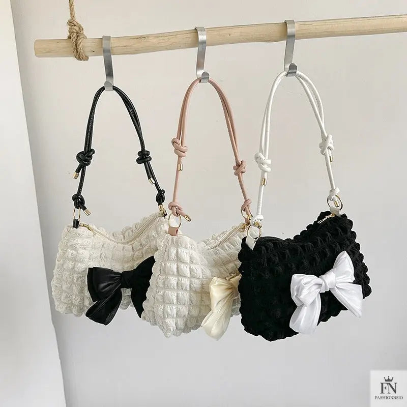 Lovely Bow Knots Shoulder Bags - Bow Bag - Fashionnsio
