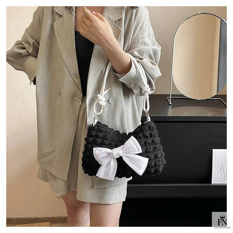 Lovely Bow Knots Shoulder Bags - Bow Bag - Fashionnsio