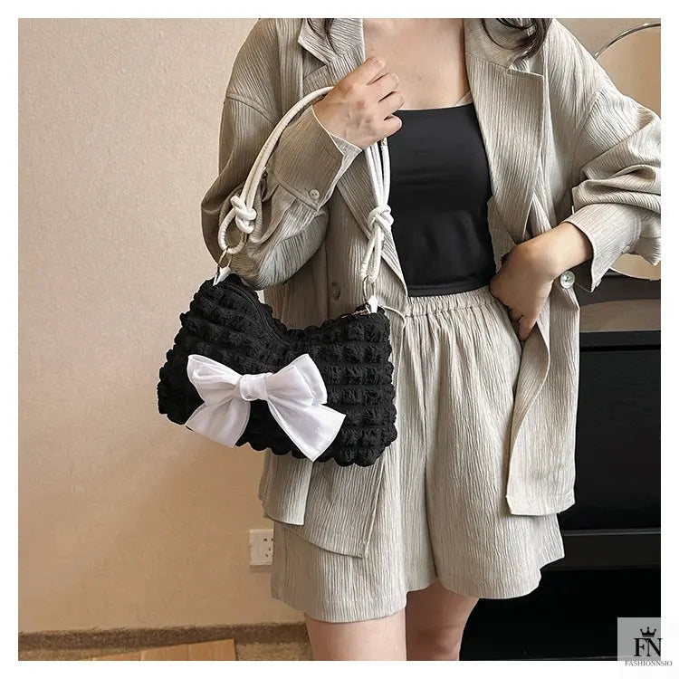 Lovely Bow Knots Shoulder Bags - Bow Bag - Fashionnsio