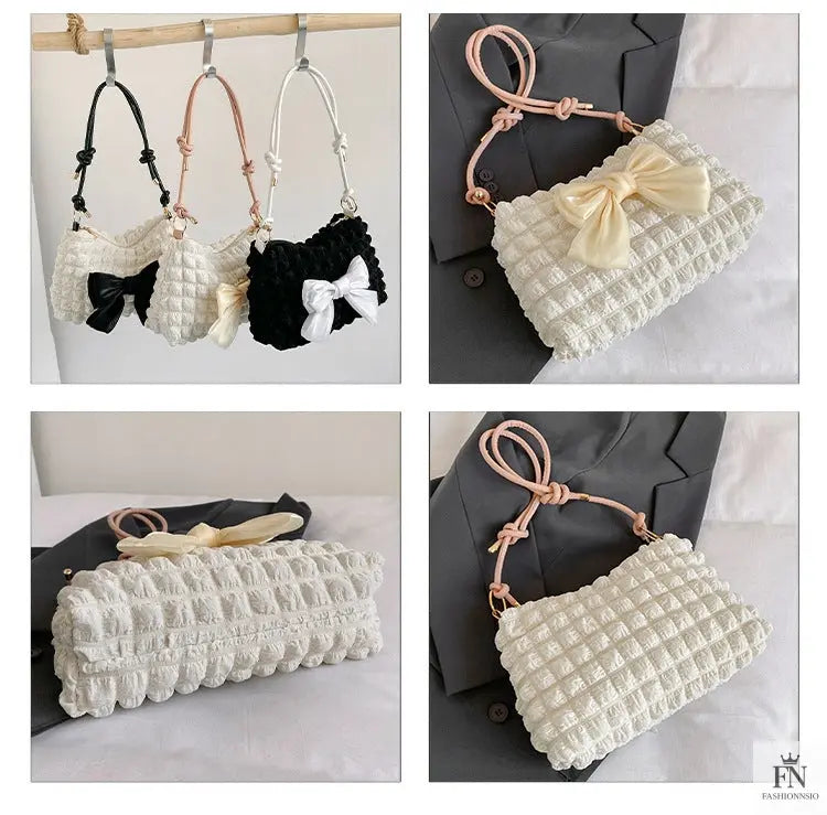 Lovely Bow Knots Shoulder Bags - Bow Bag - Fashionnsio