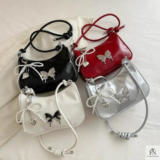 Butterfly Knot Shoulder Bags - Fashionnsio