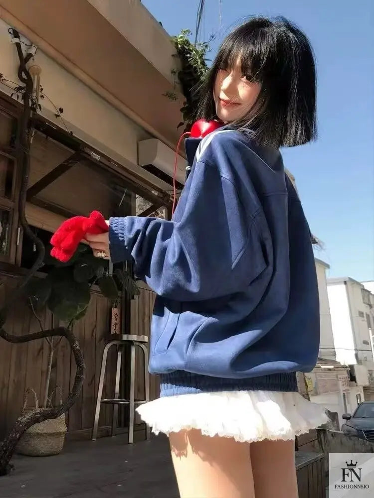 Button Stripes Chinese Jackets - Fashionnsio