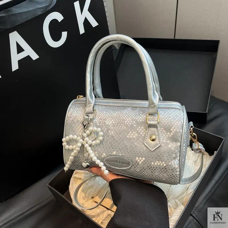 Pearl Bow Pillow Handbags - Fashionnsio