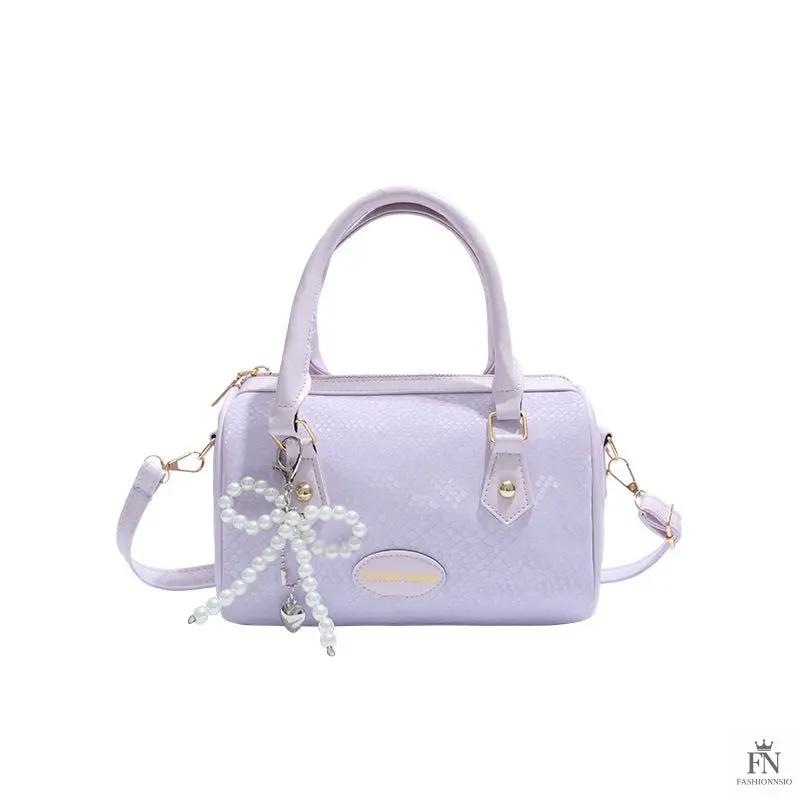 Pearl Bow Pillow Handbags - Fashionnsio