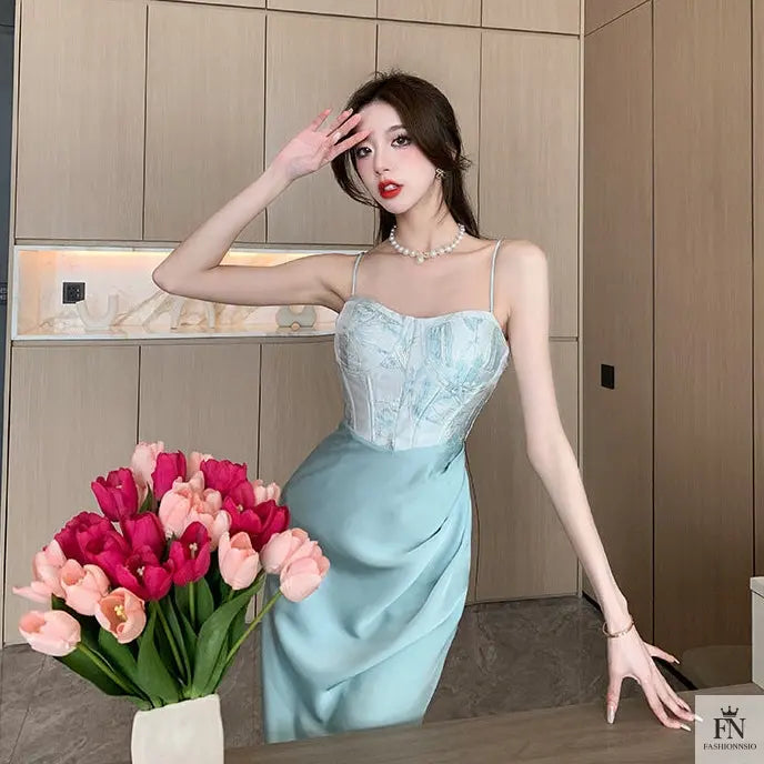 Midi Dress - Elegant Bodycon Dress - Korean Dresses Fashionnsio Midi Dress - Elegant Bodycon Dress - Korean Dresses Fashionnsio
