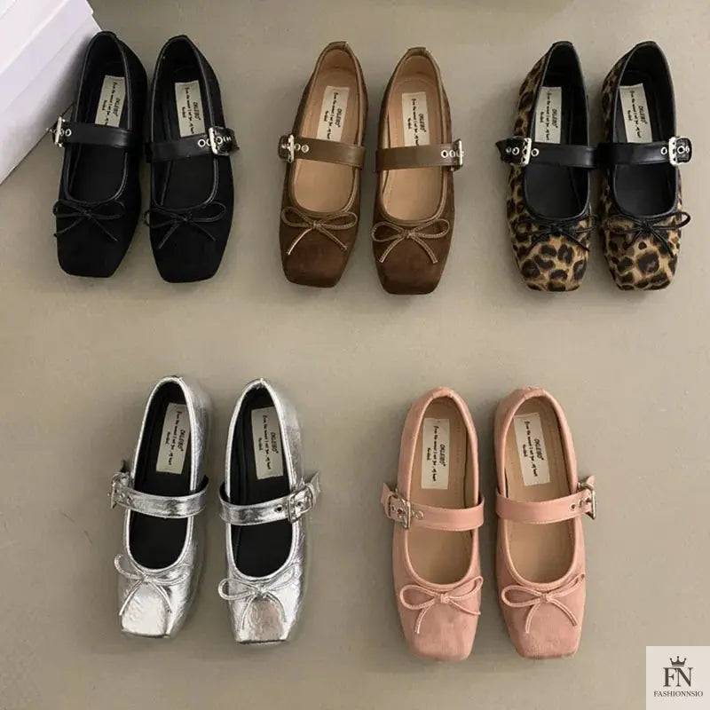 Fairy Bow Ballet Flats - Fashionnsio