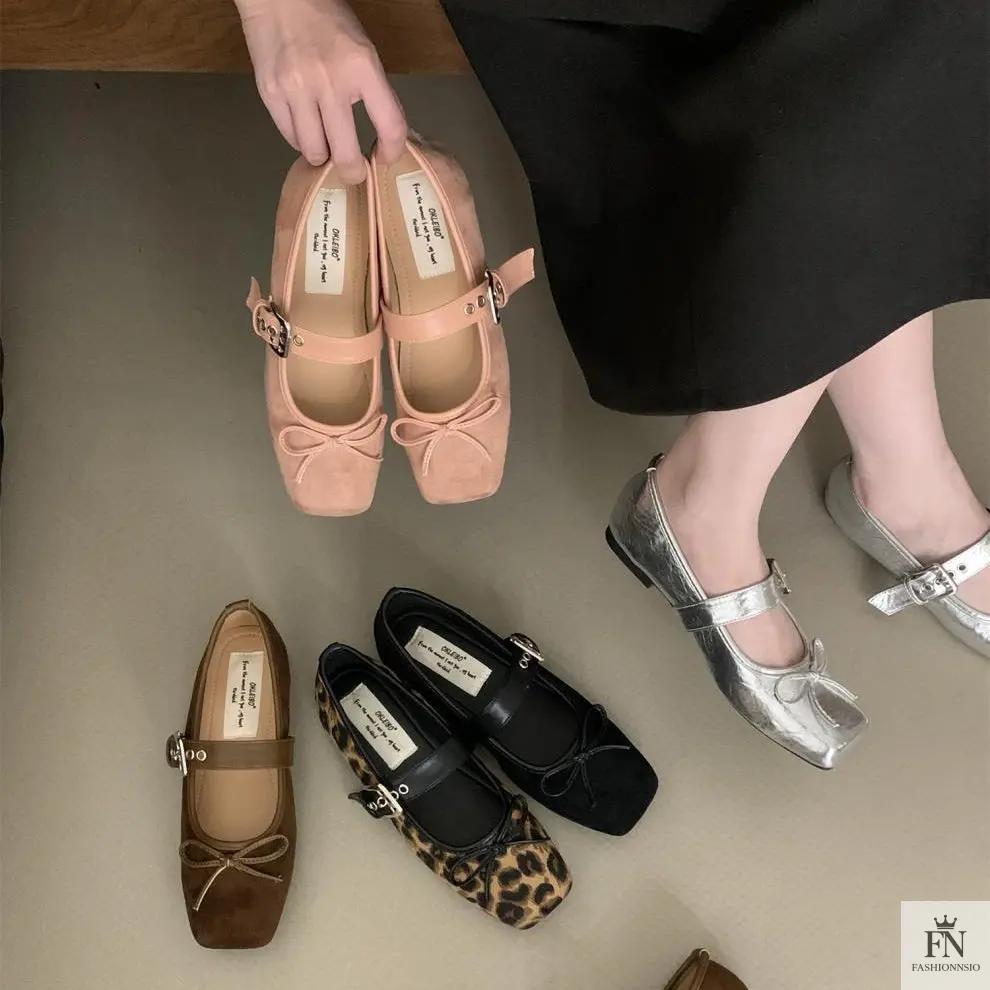 Fairy Bow Ballet Flats - Fashionnsio