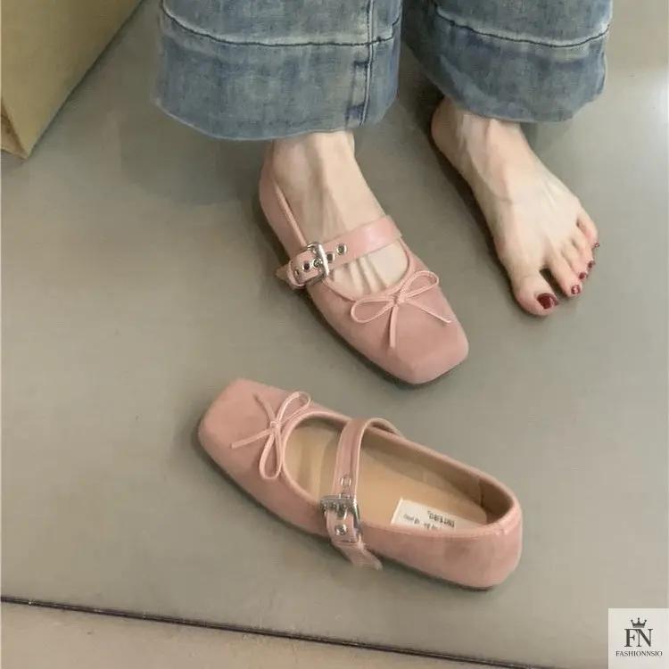 Fairy Bow Ballet Flats - Fashionnsio