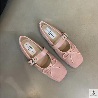 Fairy Bow Ballet Flats - Fashionnsio